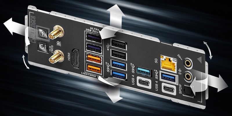 Flexible Integrated I/O Shield
